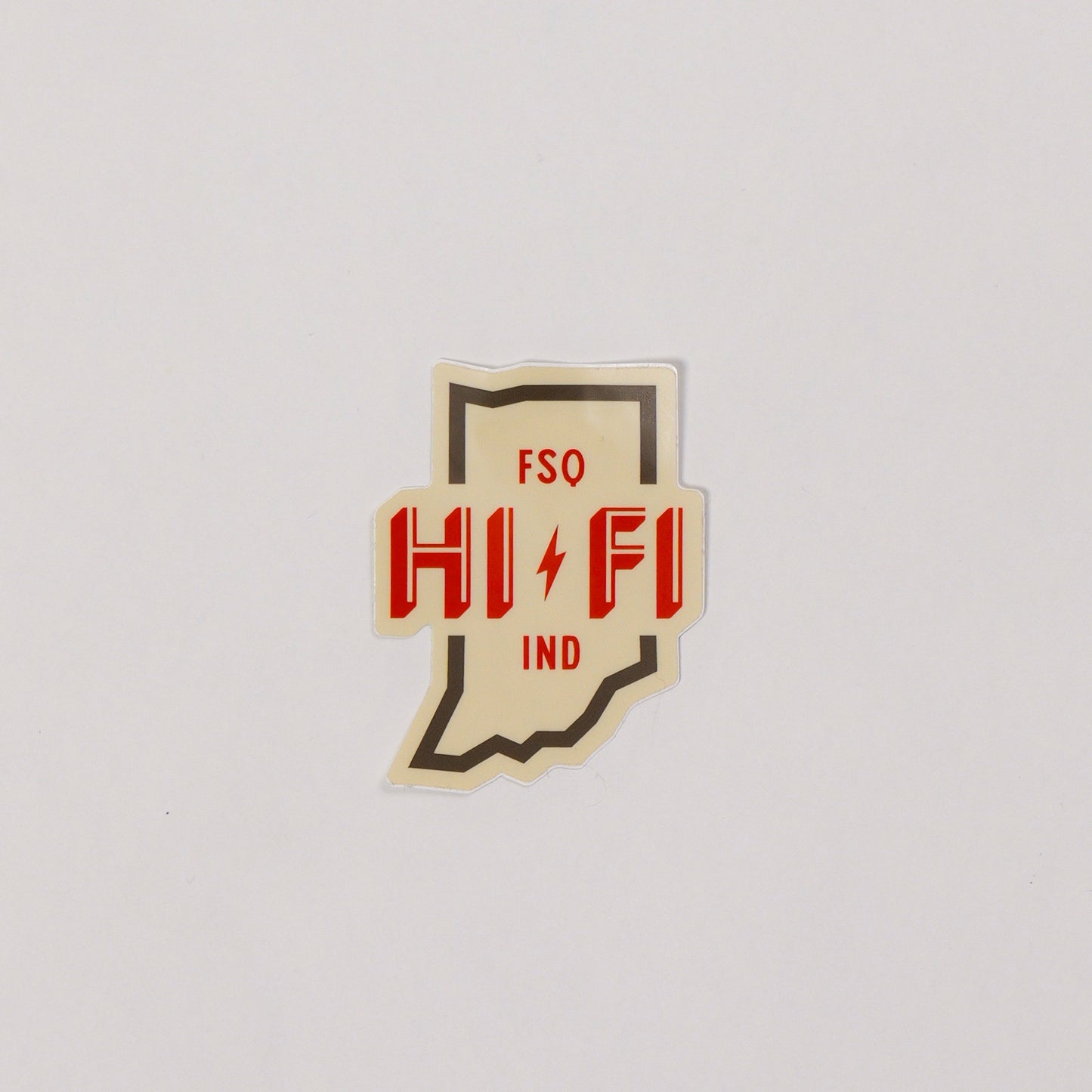 HI-FI Indiana Outline Sticker - FSQ IND
