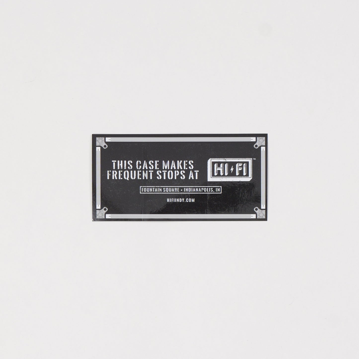 HI-FI Road Case Sticker