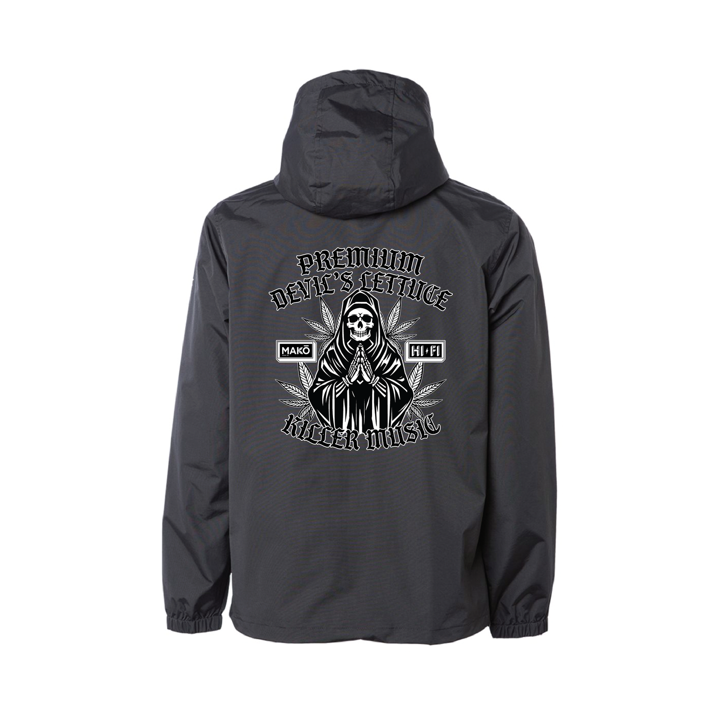 MAKO x HI-FI "Premium Devil's Lettuce" Pullover Waterproof Jacket