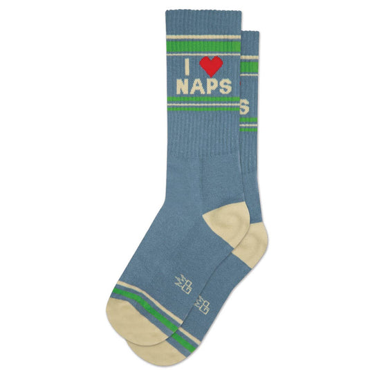 I ❤️ Naps Gym Crew Socks