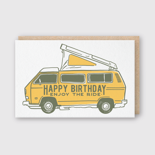 Camper Van Birthday: 5.33x 3.45