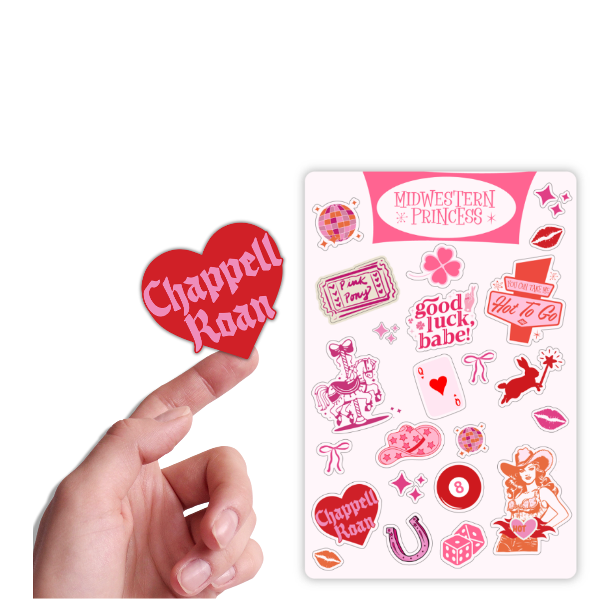 Chappell Roan Sticker Sheet