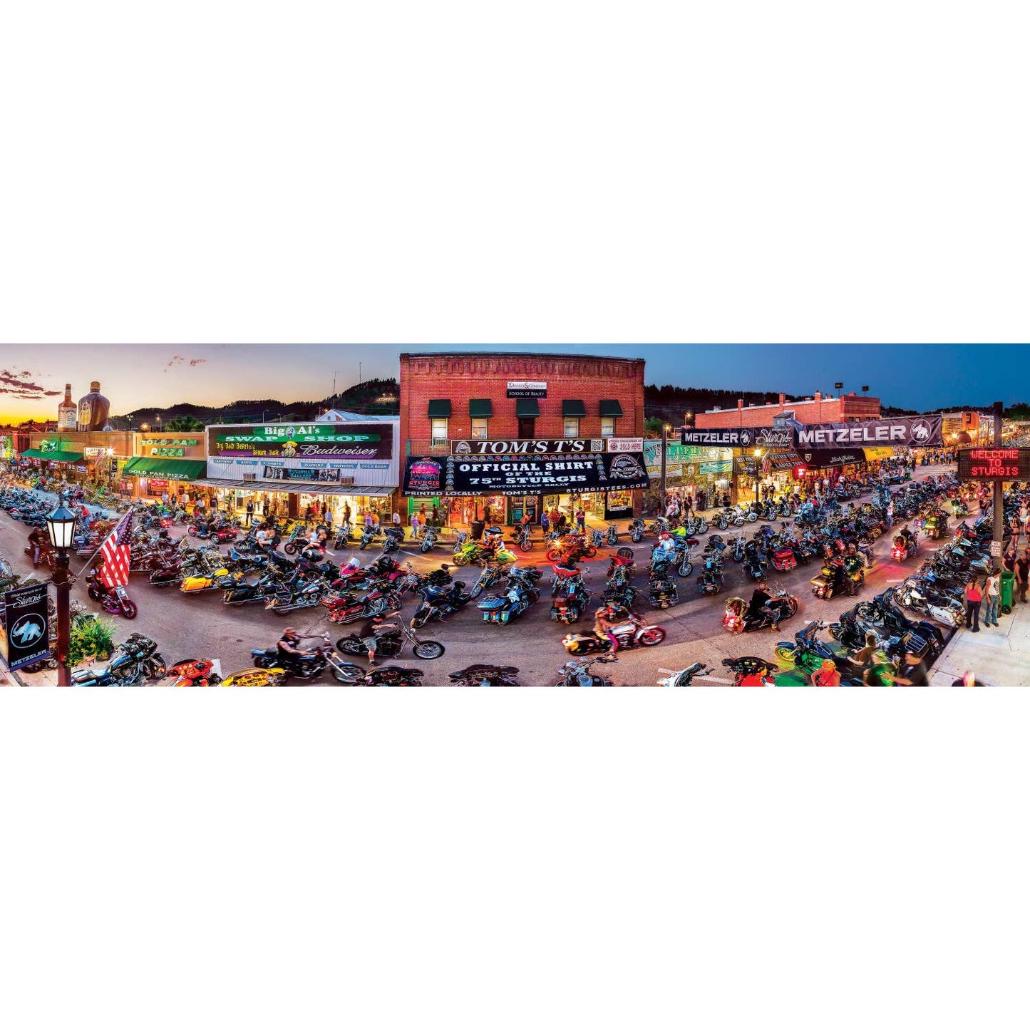 Sturgis 1000 Piece Panoramic Puzzle