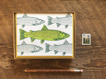 Rainbow Trout Card: Single Card