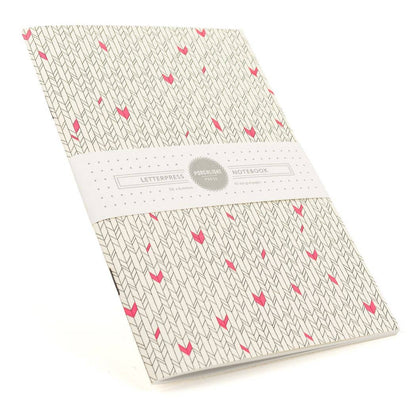 Chevron Large Notebook: Dot Page Notebook