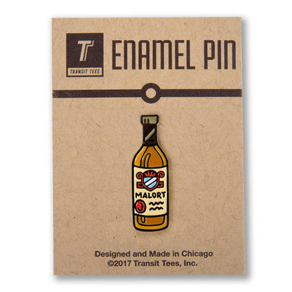 Malort Enamel Pin