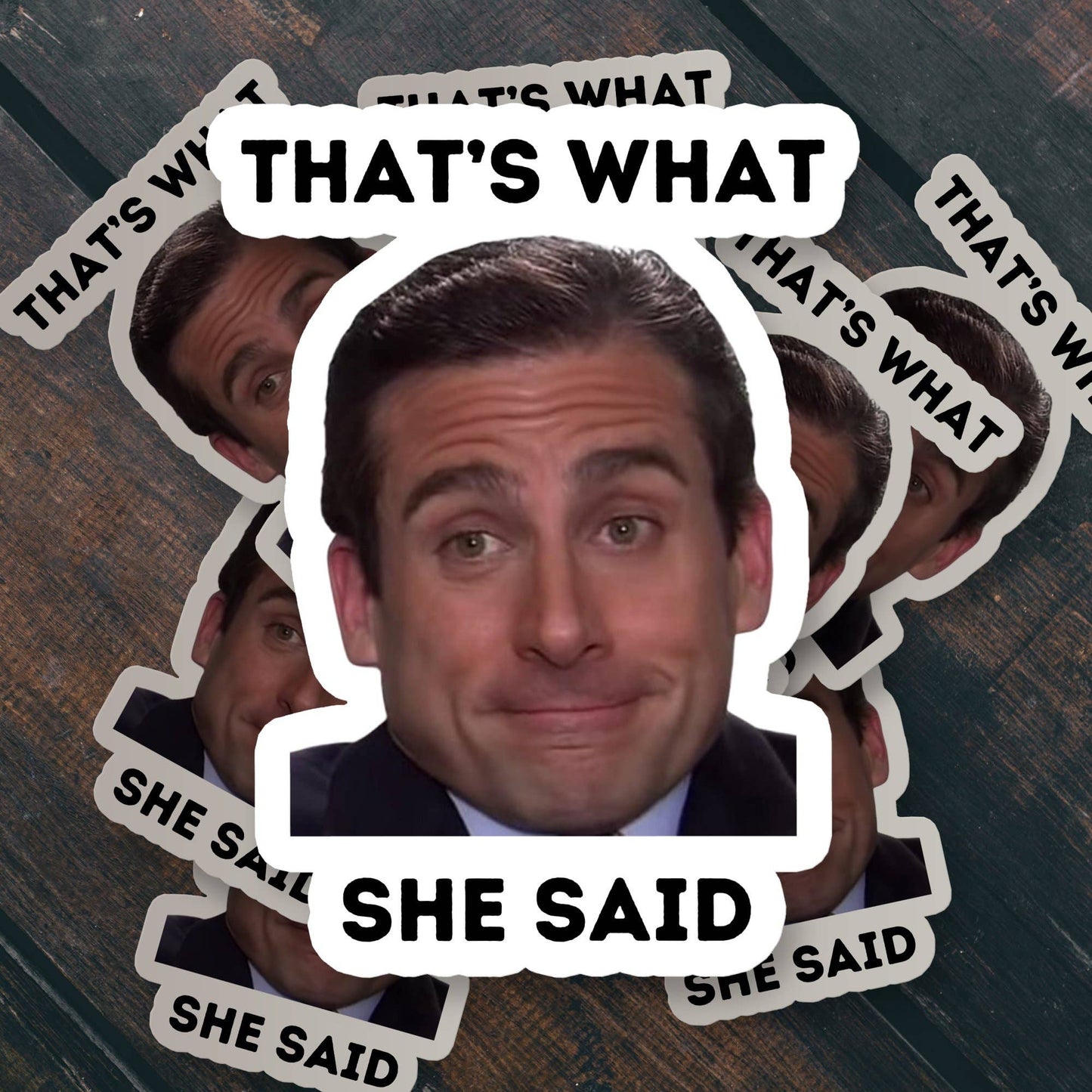 That's What She Said Michael Scott Meme Sticker