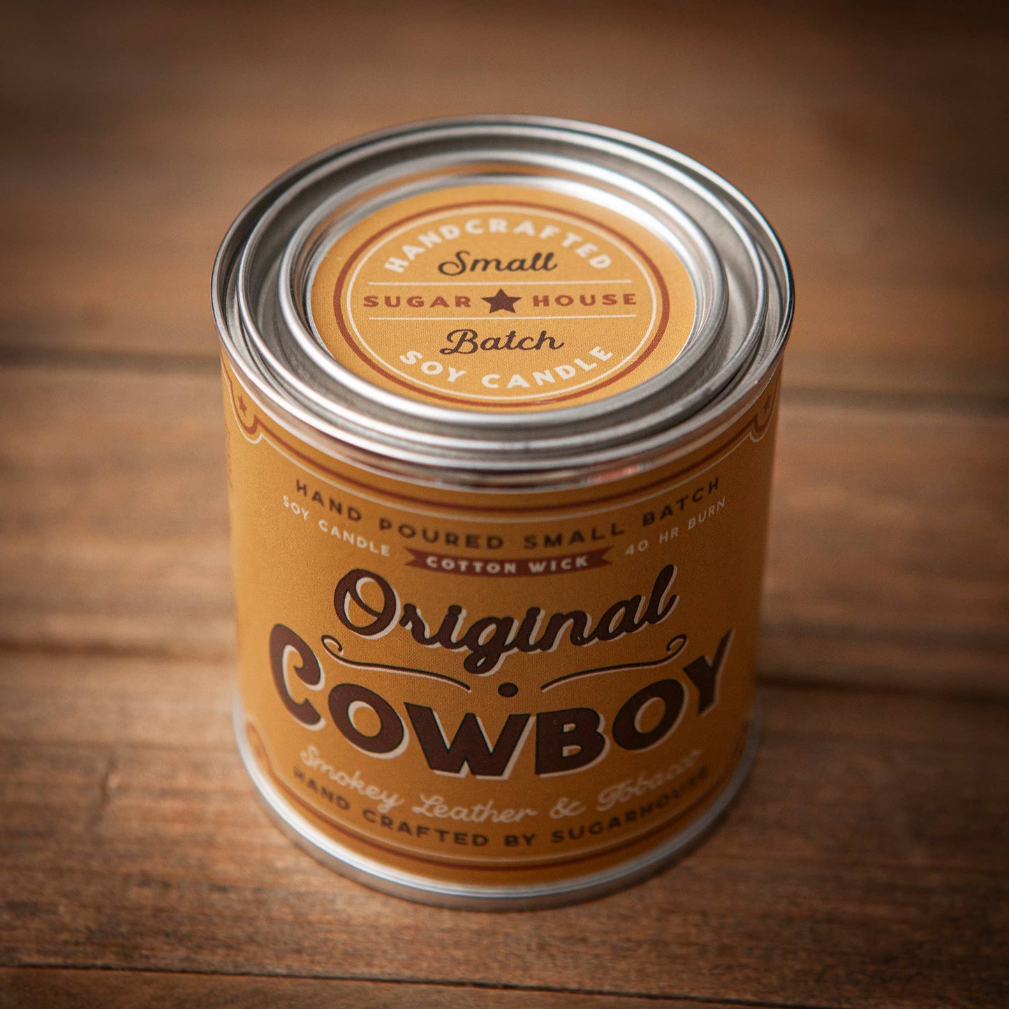 Original Cowboy Soy Paint Can Candle