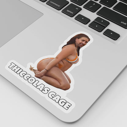 Thiccolas Cage "Thick Nicolas Cage" Sticker