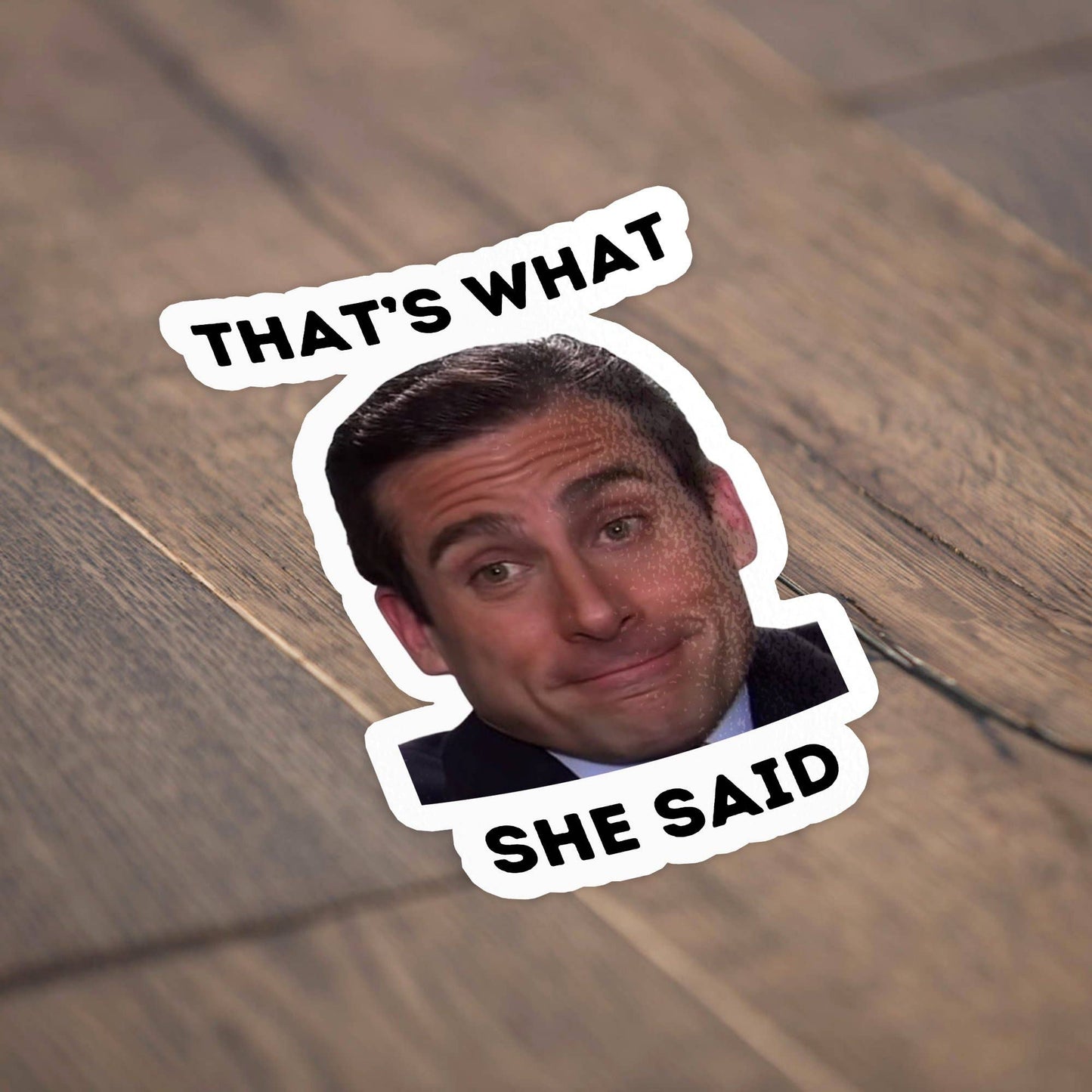 That's What She Said Michael Scott Meme Sticker