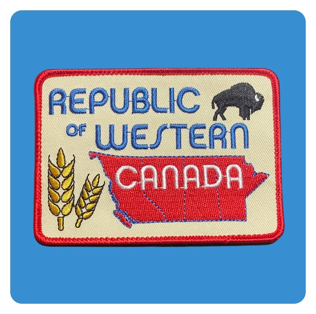 Republic of Western Canada Iron On Patch