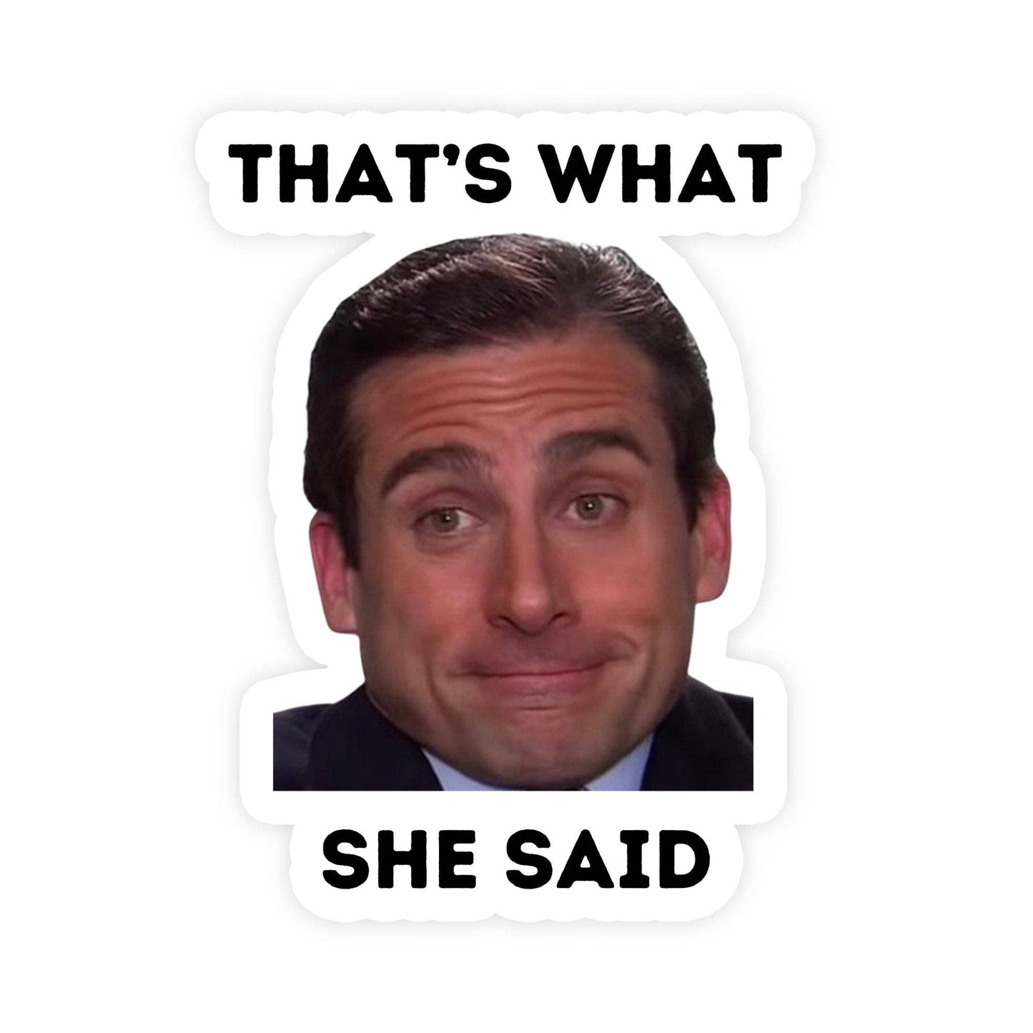 That's What She Said Michael Scott Meme Sticker