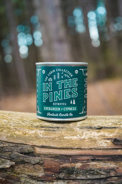 In The Pines | Evergreen + Cypress 8oz Soy Candle