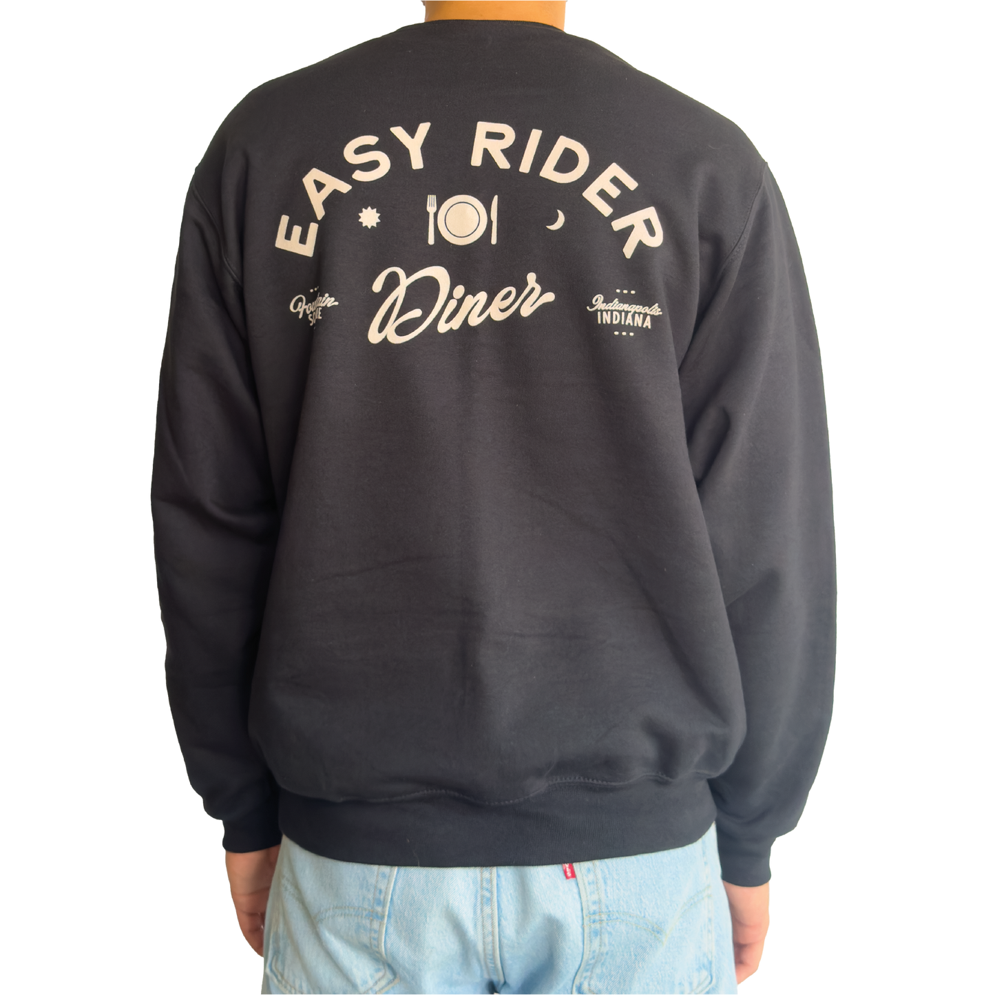 Easy Rider Crewneck Sweatshirt - Black