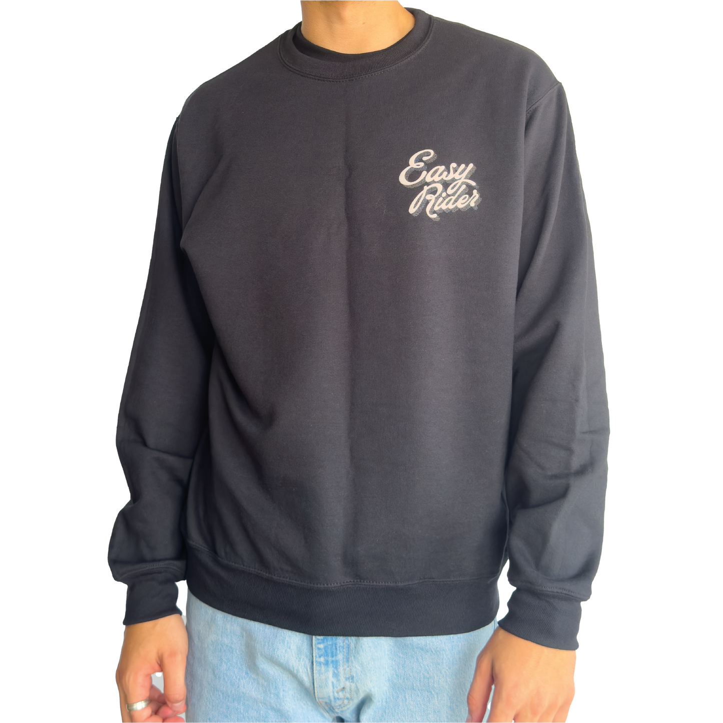 Easy Rider Crewneck Sweatshirt - Black