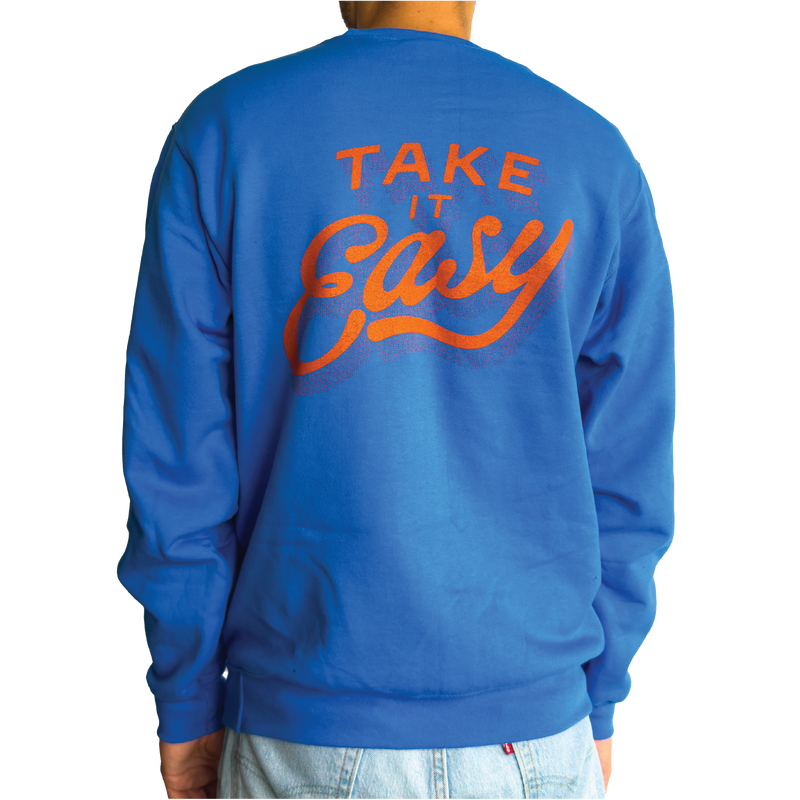 Load image into Gallery viewer, Easy Rider Crewneck Sweatshirt - Blue
