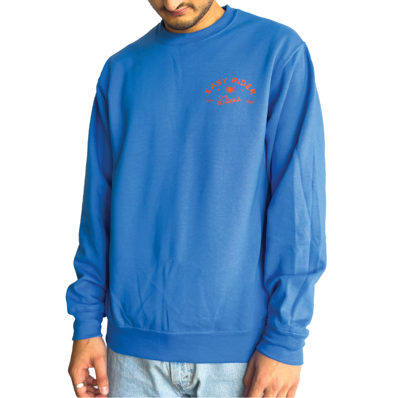 Load image into Gallery viewer, Easy Rider Crewneck Sweatshirt - Blue
