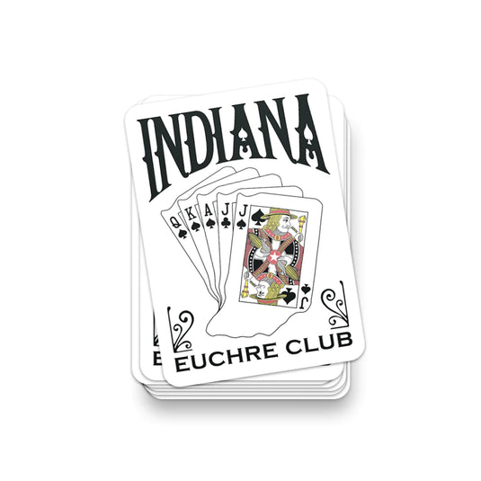 Indiana Euchre Club Sticker by USI