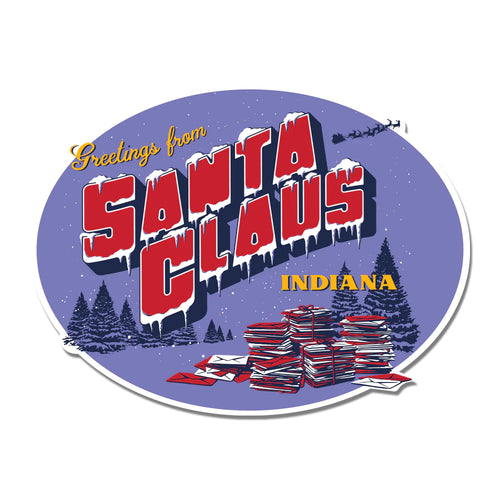 Santa Claus Indiana Sticker by USI