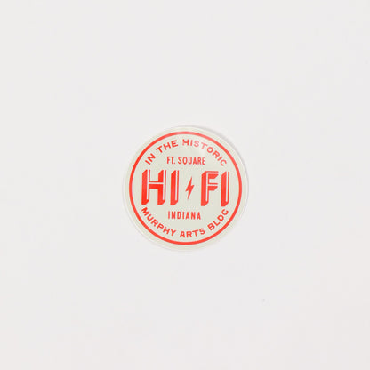 HI-FI Circle Sticker - Sound Satisfaction