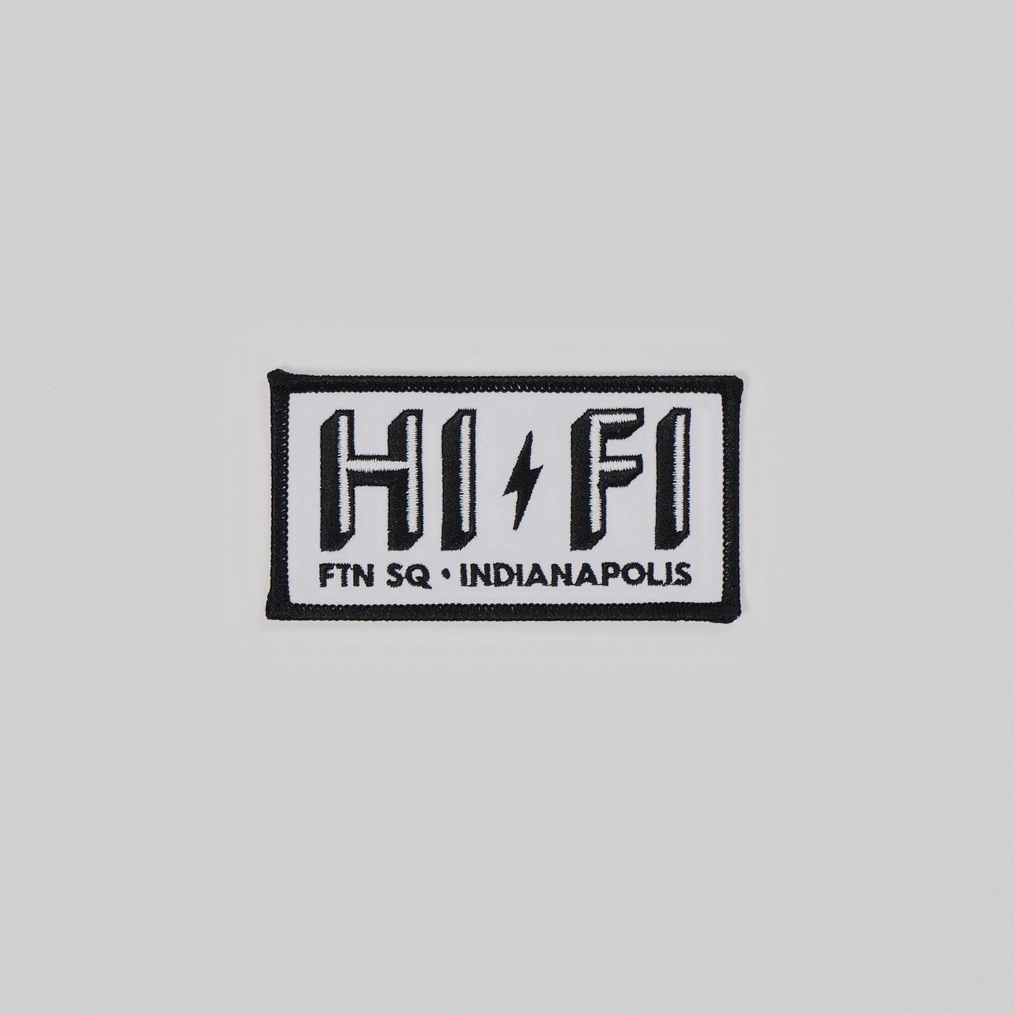 HI-FI Embroidered Logo Patch - Black Border