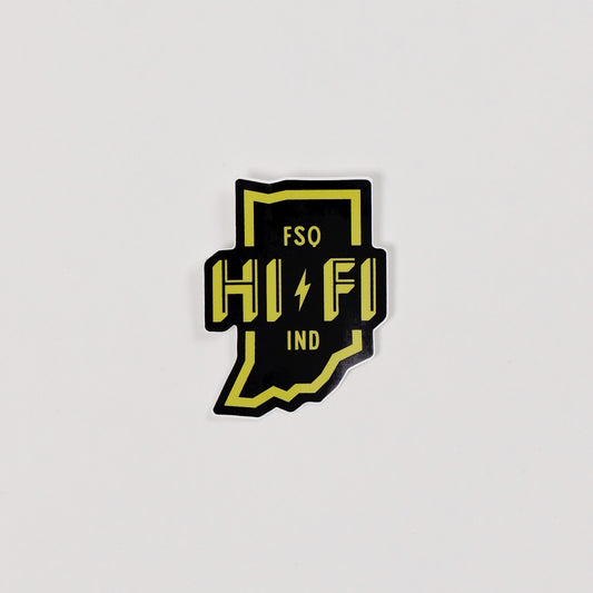 HI-FI Indiana Outline Sticker - FSQ IND