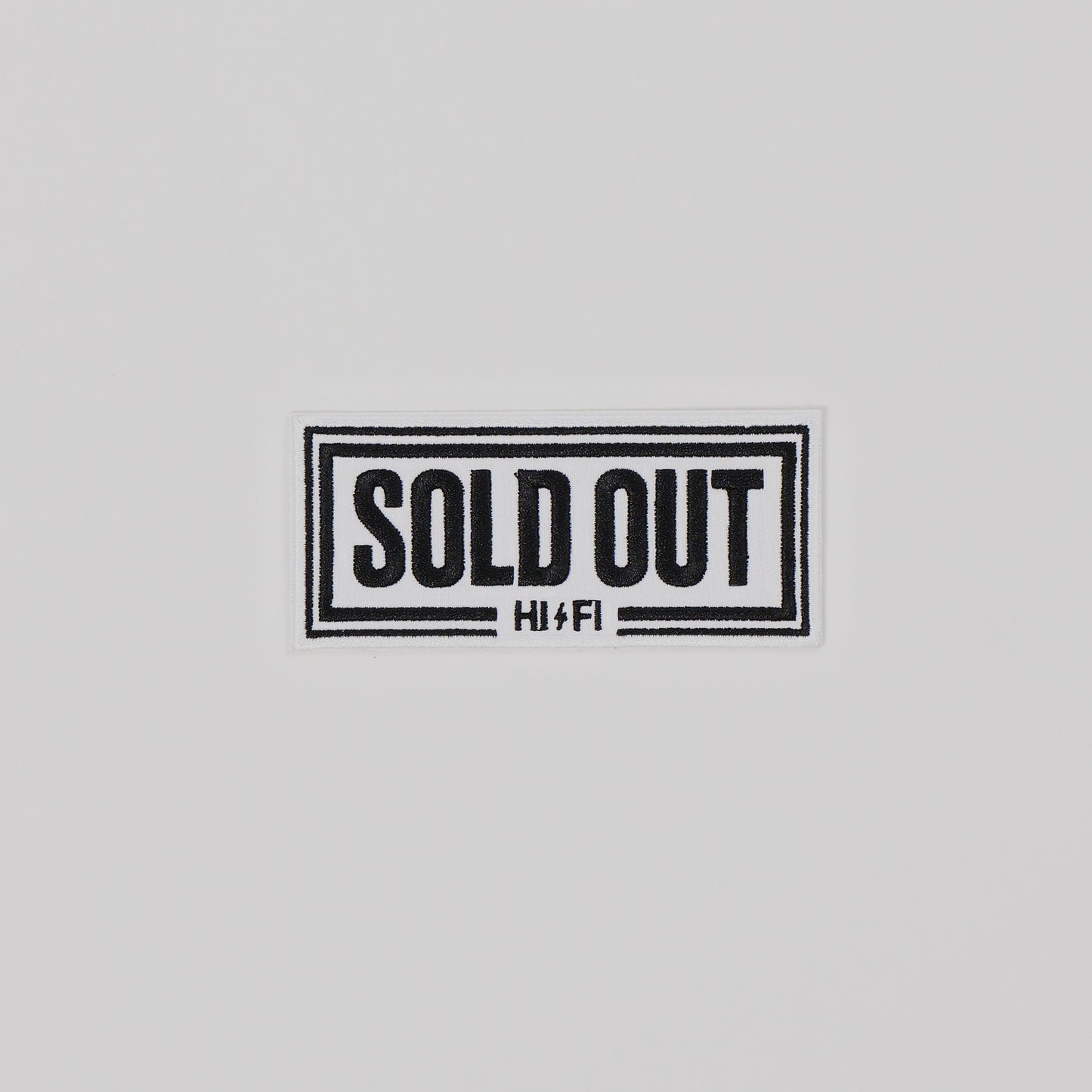 HI-FI Sold Out Embroidered Patch