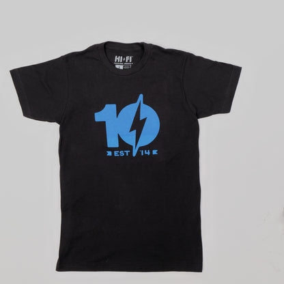 HI-FI 10 Year Anniversary Black Logo T-Shirt