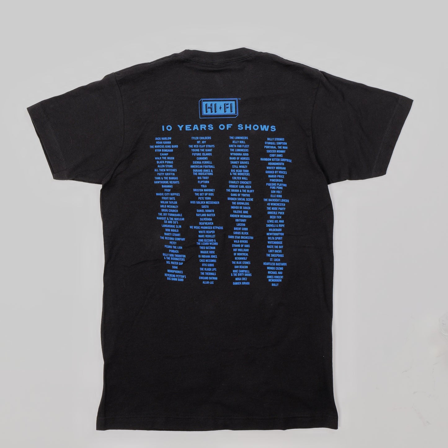 HI-FI 10 Year Anniversary Black Logo T-Shirt