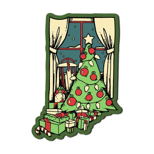 Hoosier Holiday Sticker by USI