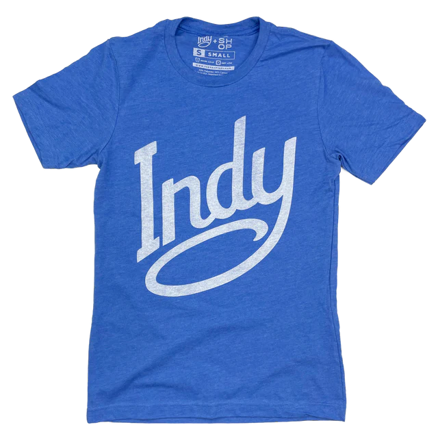 Visit Indy T-Shirt - Blue