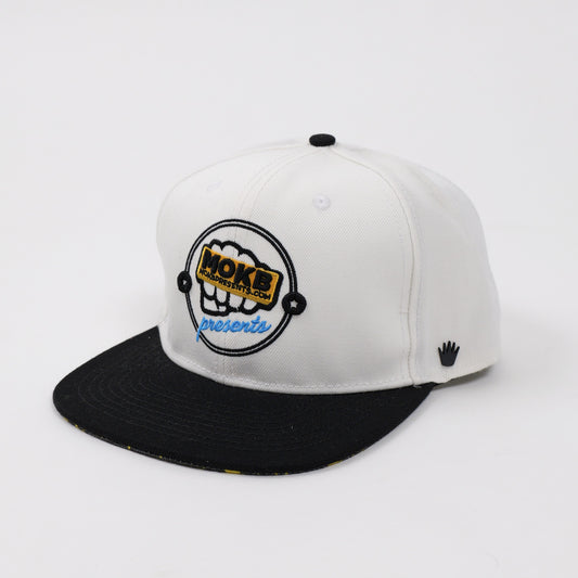 MOKB Presents x No Bad Ideas Snapback Hat - White