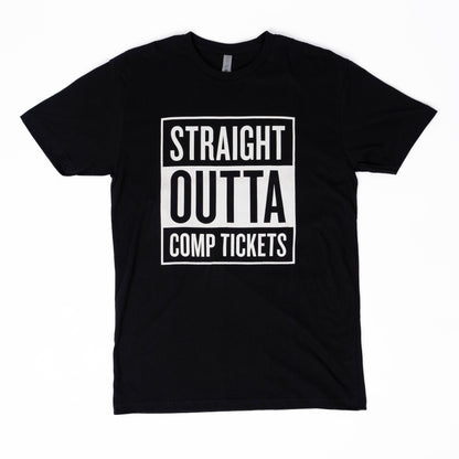 HI-FI Straight Outta Comp Tickets T-Shirt - Black