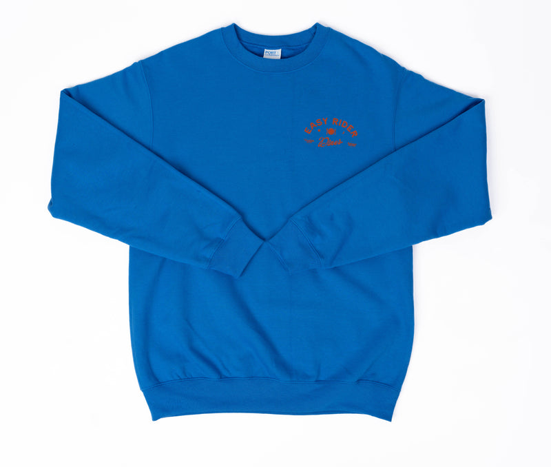 Load image into Gallery viewer, Easy Rider Crewneck Sweatshirt - Blue
