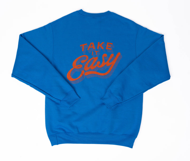 Load image into Gallery viewer, Easy Rider Crewneck Sweatshirt - Blue
