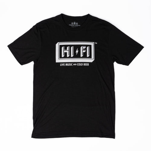 HI-FI Live Music Cold Beer Logo T-Shirt