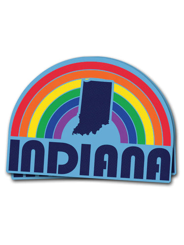 Indiana Pride Rainbow Sticker by USI