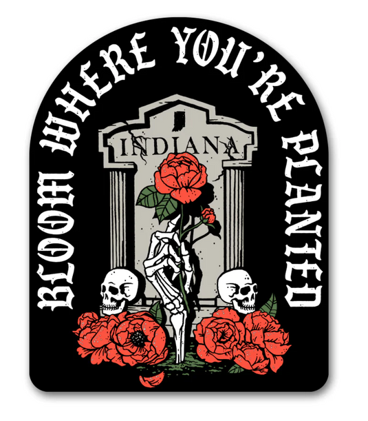 Graveyard IN Bloom Sticker by USI