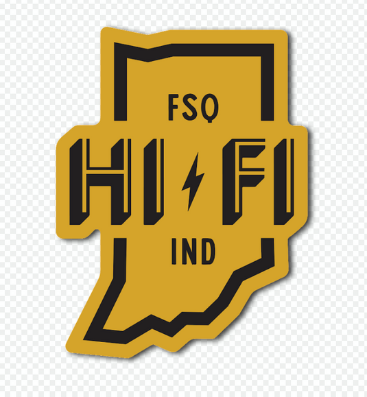 HI-FI Indiana Outline Sticker - FSQ IND