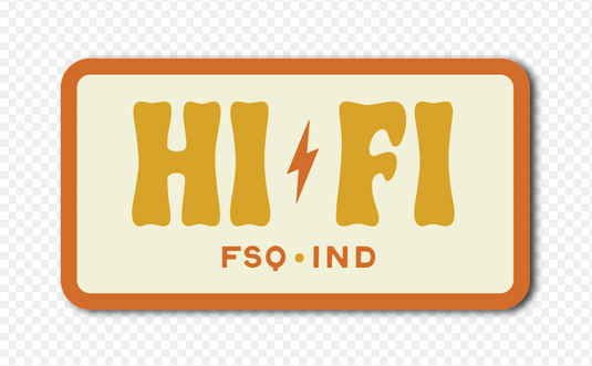 HI-FI Western Badge Sticker - FSQ-IND