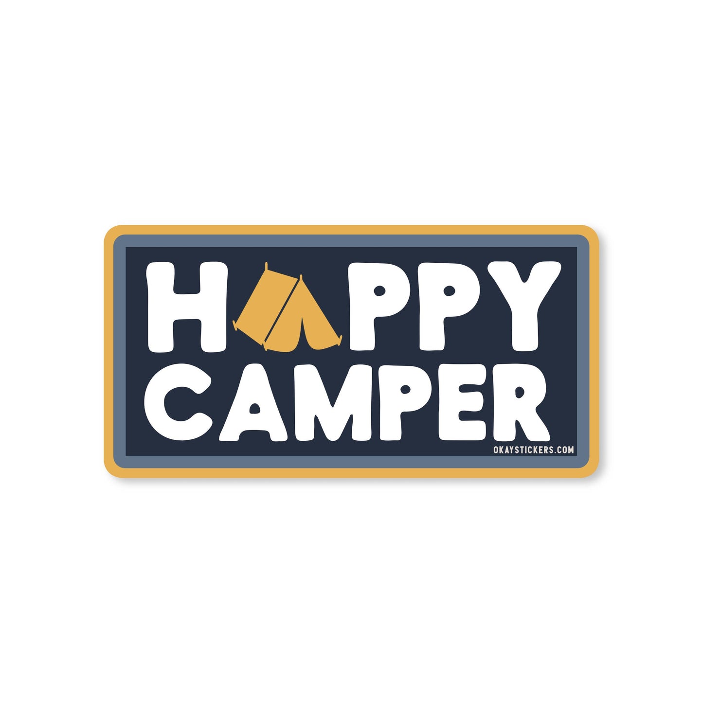 Happy Camper Sticker