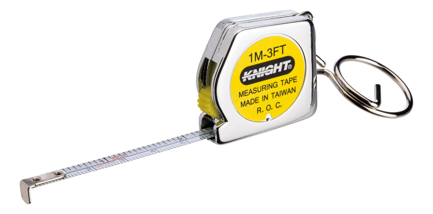 Key Chain Tape Measure, Small 1.25"