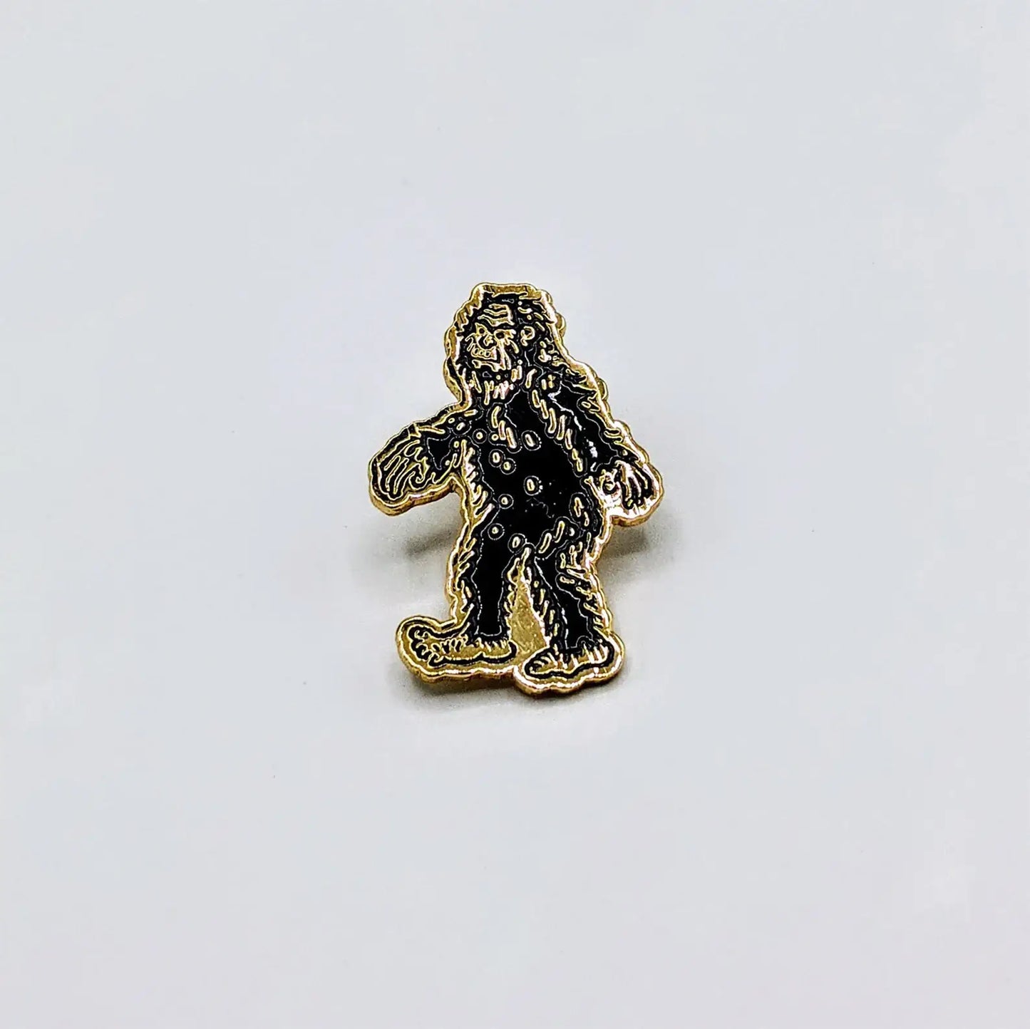 Golden Bigfoot Pin