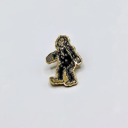 Golden Bigfoot Pin