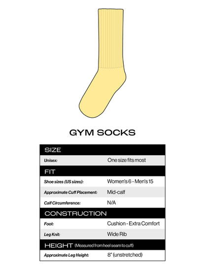 I Don't Wear Underwear Gym Crew Socks