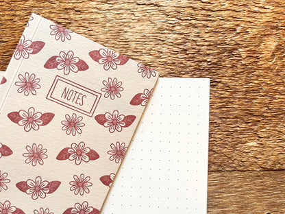 Daisies & Floral Stripes Pocket Notebook Set