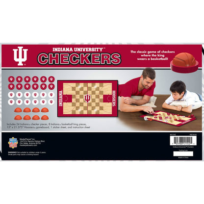 Indiana Hoosiers Checkers Board Game