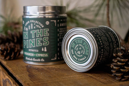 In The Pines | Evergreen + Cypress 8oz Soy Candle