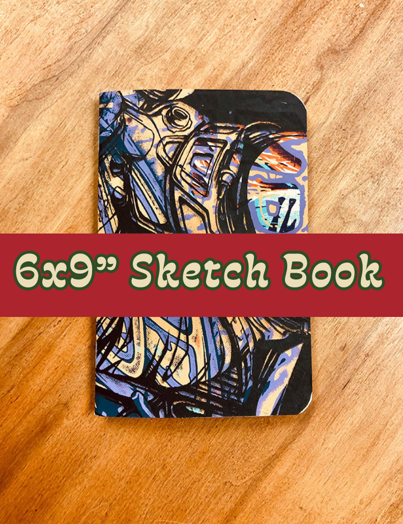 HZRD Sketch Books - New Size - 6x9"