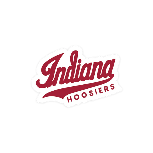 Indiana Hoosiers Red and White Sticker by The Shop